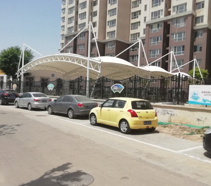 龍康新苑小區(qū)膜結(jié)構(gòu)車棚