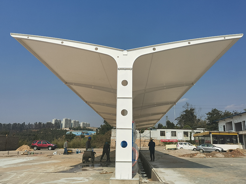 膜結(jié)構(gòu)充電車(chē)棚